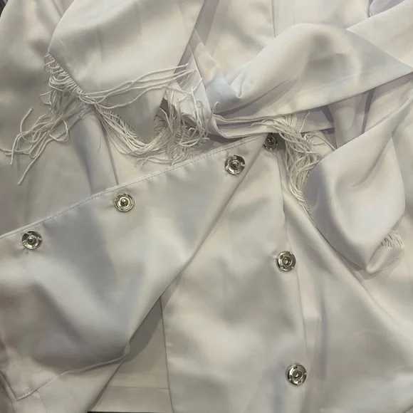 Revolve White Blazer Style Dress - Picture 3 of 4